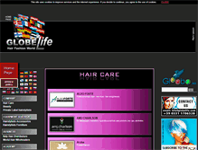 Tablet Screenshot of hair.globelife.com