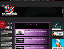 Tablet Screenshot of belleza.globelife.com