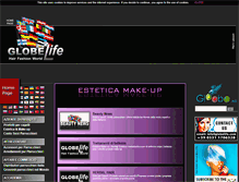 Tablet Screenshot of bellezza.globelife.com